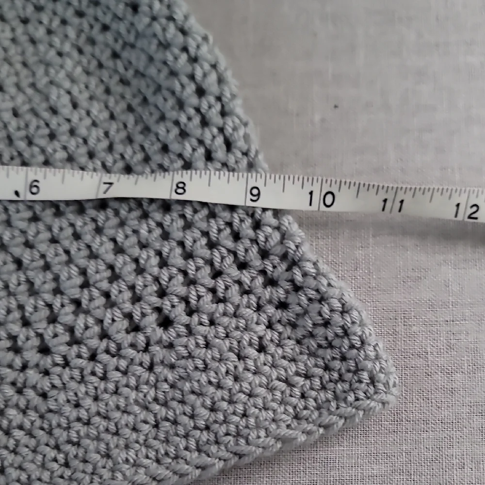 Hand made Gray Crochet Bucket Hat